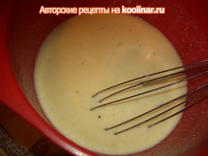 Шоколадный кекс с творожной прослойкой: шаг 2
