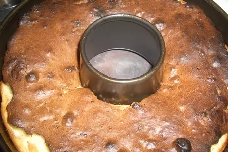 Шоколадный кекс с творожной прослойкой: шаг 8