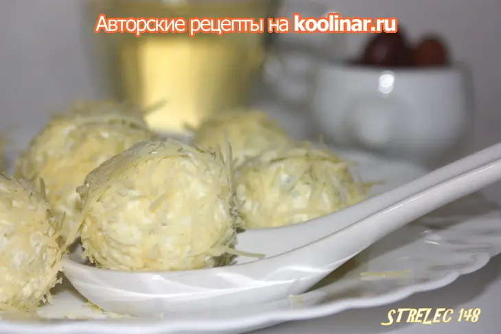 Салат под шампанское в виде закусочных конфет.: шаг 2