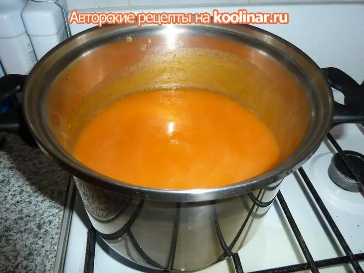 Утро после хэллоуина - сок из тыквы: шаг 7