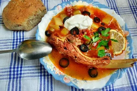 Солянка мясная сборная: шаг 9