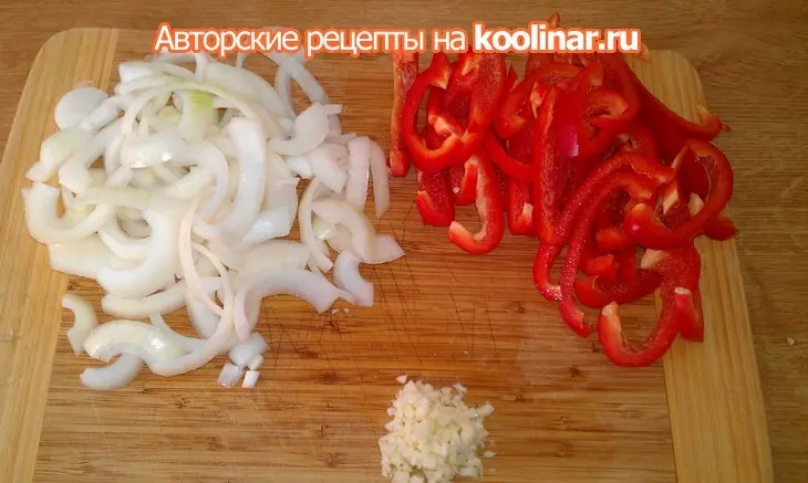 Баклажаны в кисло-сладком соусе: шаг 2