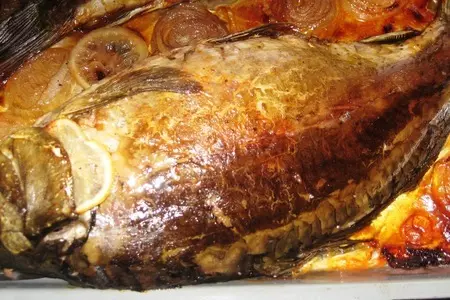 Карп, фаршированный орехами: шаг 4