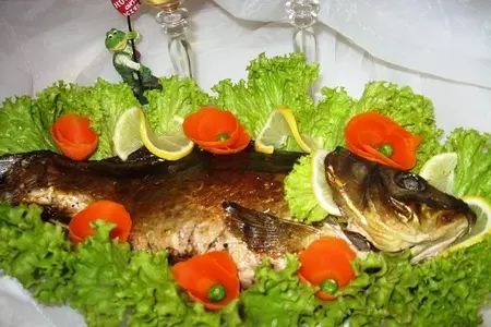 Карп, фаршированный орехами: шаг 5