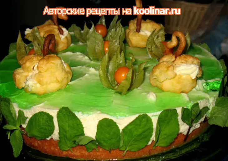 Творожный торт с апельсиново-имбирным вкусом: шаг 1
