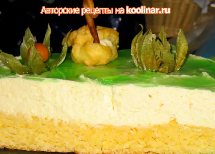 Творожный торт с апельсиново-имбирным вкусом: шаг 3