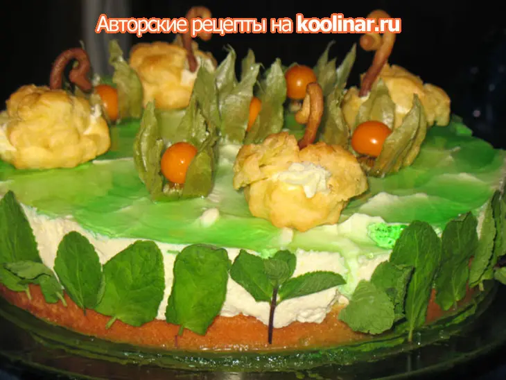 Творожный торт с апельсиново-имбирным вкусом: шаг 4