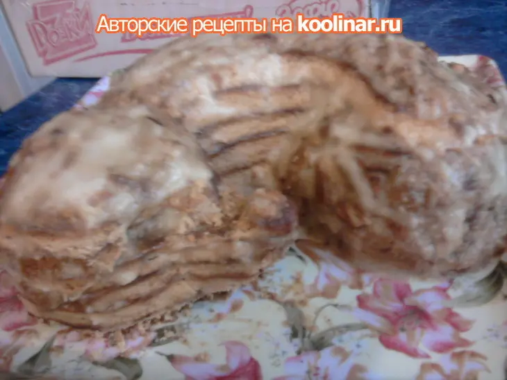 Торт "пёсик": шаг 2