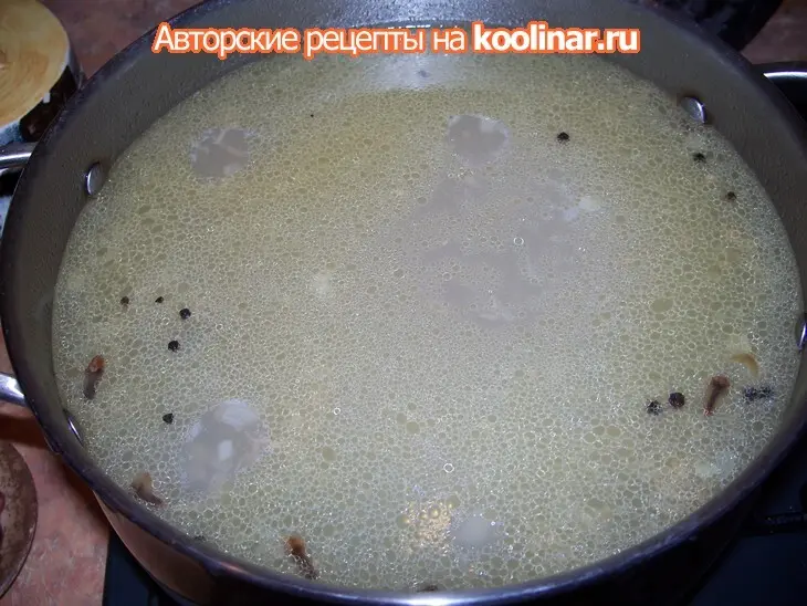Бубур ламбук (ризотто по-малайски): шаг 6