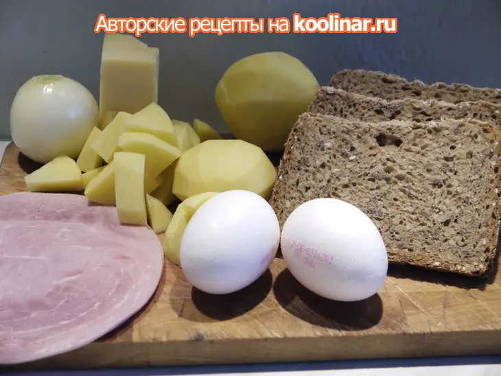 Сендвичи наоборот или гренки-драники: шаг 1