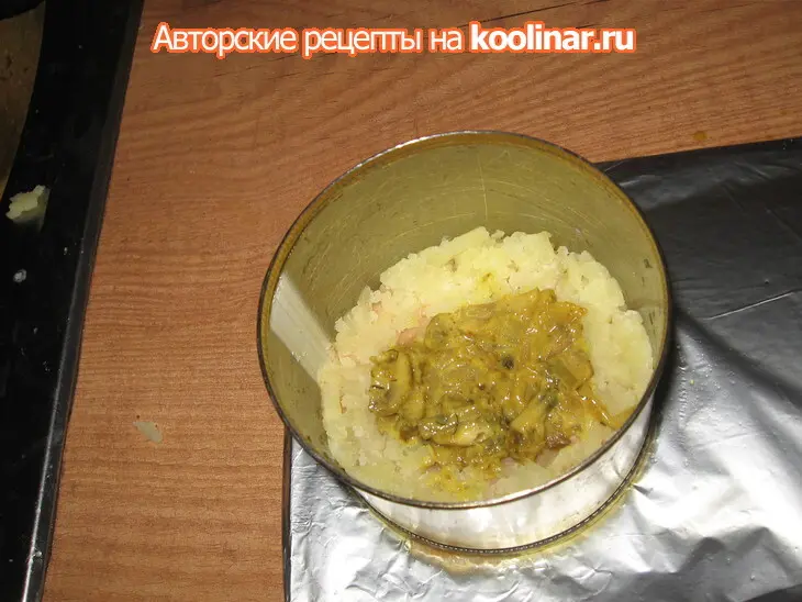 Слоёная котлета(для гамбургера): шаг 5