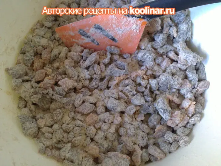 Английский фруктовый кекс: шаг 4