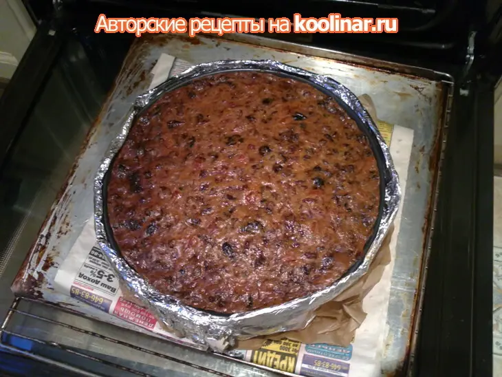 Английский фруктовый кекс: шаг 8