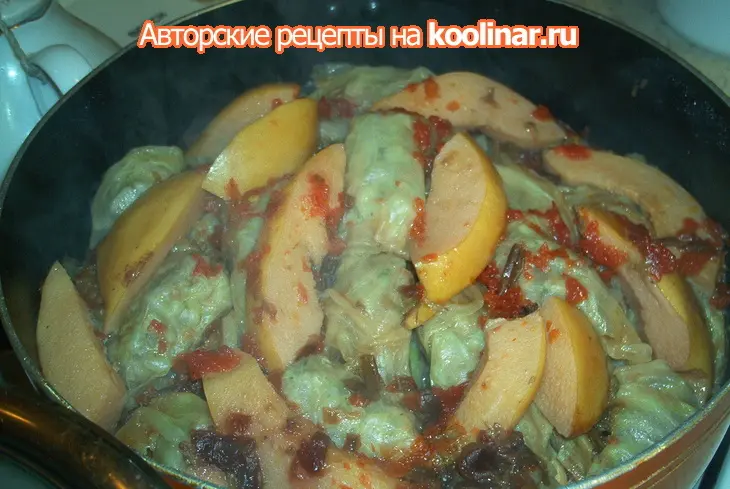 Голубцы по-азербайджански (kələm dolması): шаг 1
