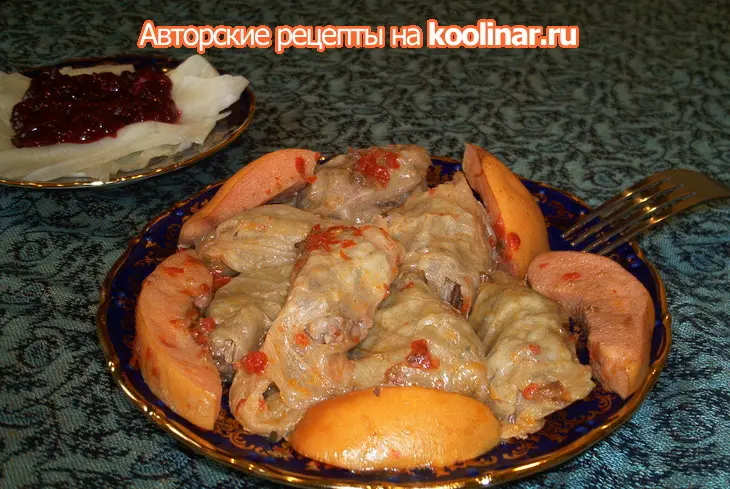 Голубцы по-азербайджански (kələm dolması): шаг 3