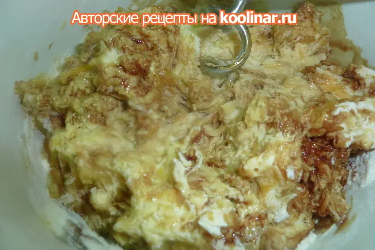 Тыквенный хлеб с грецкими орехами и тыквенным маслом: шаг 7