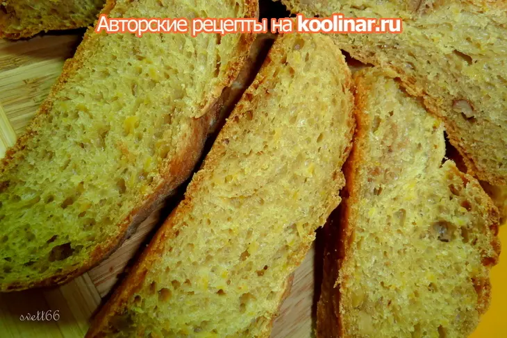 Тыквенный хлеб с грецкими орехами и тыквенным маслом: шаг 16