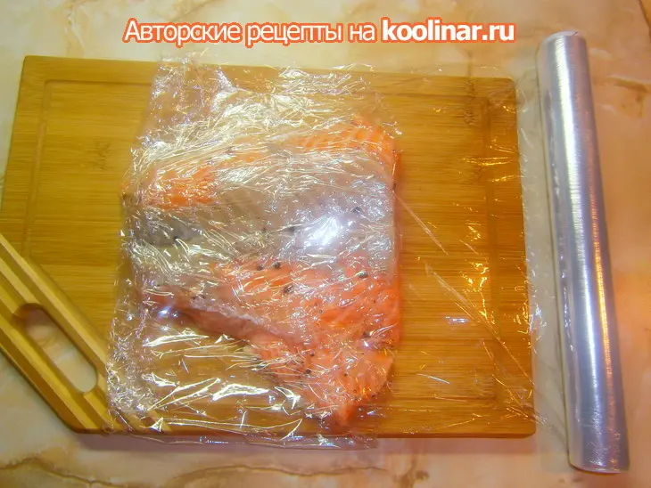 Лосось маринованный с ванилью: шаг 12
