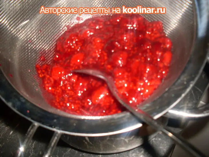 Панна котта с малиновым желле.: шаг 2
