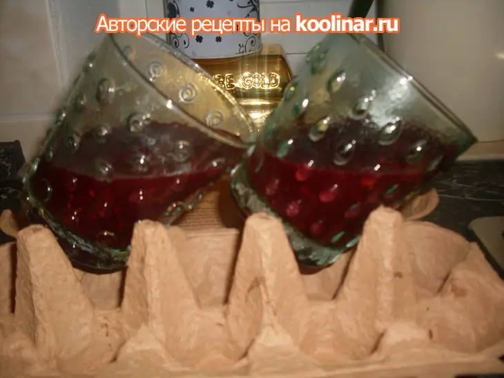 Панна котта с малиновым желле.: шаг 3