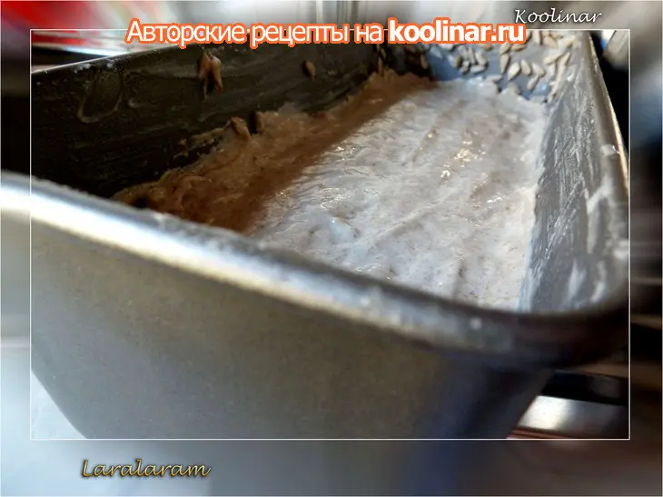 Хлеб первопроходцев (pioneerbread) - чорный! с семечками! много семечек!: шаг 6