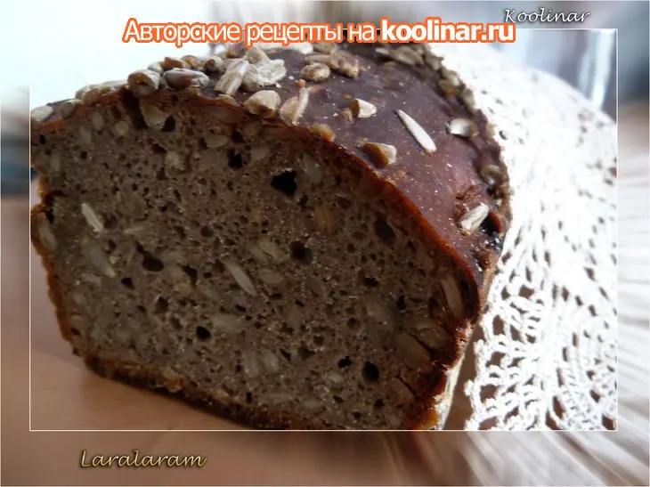 Хлеб первопроходцев (pioneerbread) - чорный! с семечками! много семечек!: шаг 7