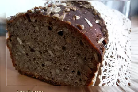 Хлеб первопроходцев (pioneerbread) - чорный! с семечками! много семечек!: шаг 7