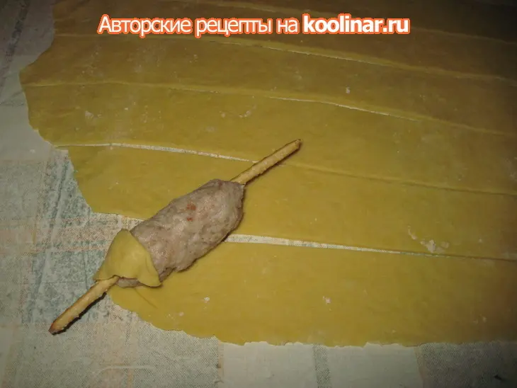 "куриные лапки": шаг 3