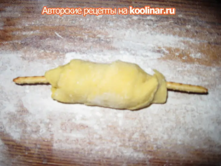 "куриные лапки": шаг 4