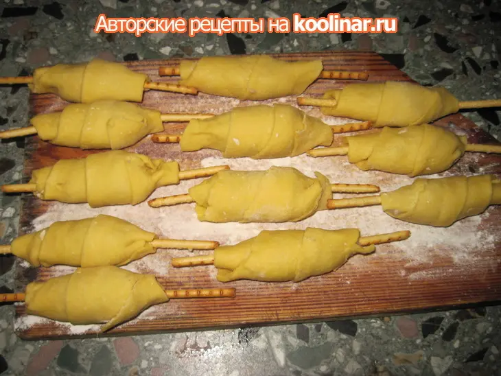 "куриные лапки": шаг 5