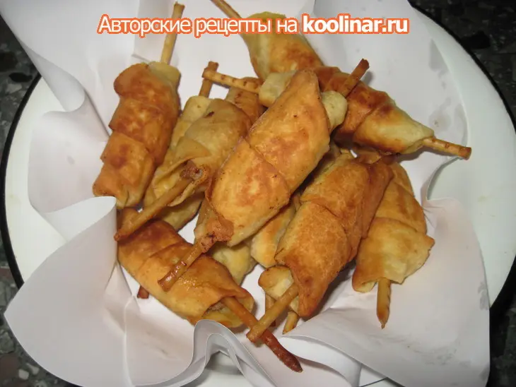 "куриные лапки": шаг 6
