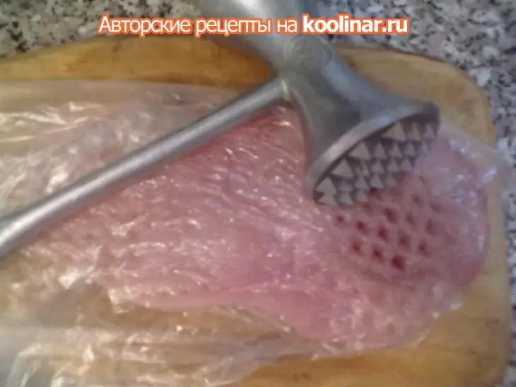 Куриная грудка с соусом "дор блю"+картофельные кнедлики...на гарнирр))): шаг 2