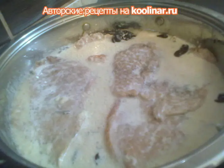 Куриная грудка с соусом "дор блю"+картофельные кнедлики...на гарнирр))): шаг 10