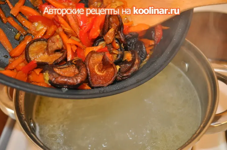 Суп "азиатский фьюжн": шаг 8