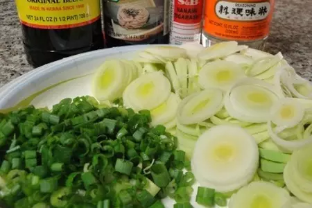 Японский мясной суп с пастой: шаг 2