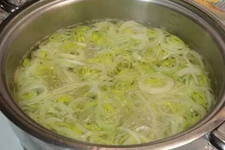 Японский мясной суп с пастой: шаг 5
