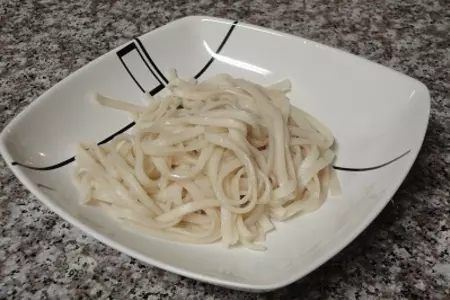 Японский мясной суп с пастой: шаг 7