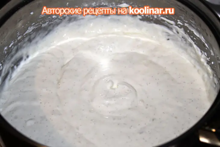 Творожный торт с желе из маракуйи "снежок": шаг 4