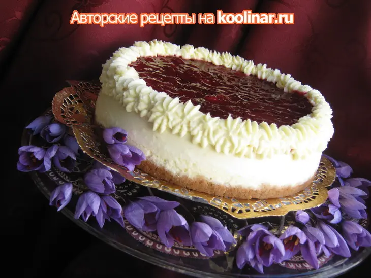 Чизкейк с вишней.: шаг 2