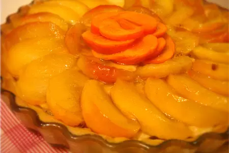 Тарт с карамелизованными яблоками и ореховым кремом: шаг 5