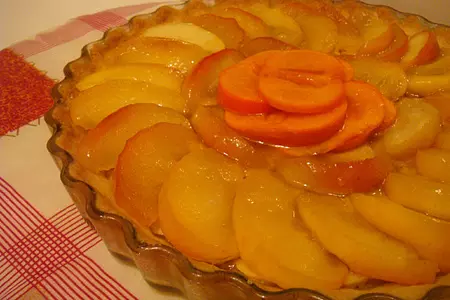 Тарт с карамелизованными яблоками и ореховым кремом: шаг 6
