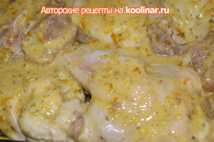 Запечёная курица с ароматным картофельным пюре"аляда"(κοτοπουλο αλιαδα): шаг 2