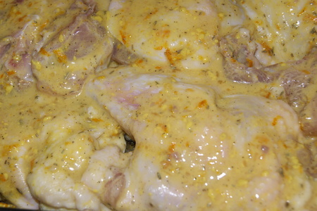 Запечёная курица с ароматным картофельным пюре"аляда"(κοτοπουλο αλιαδα): шаг 2