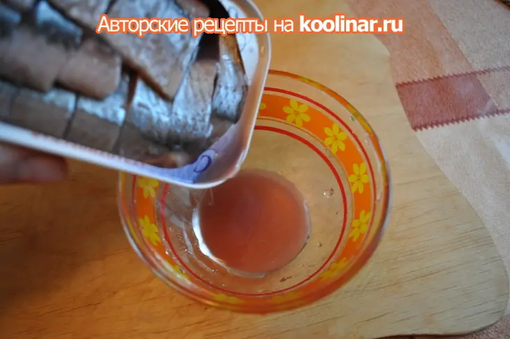 Сельдь под муссом из свеклы: шаг 2