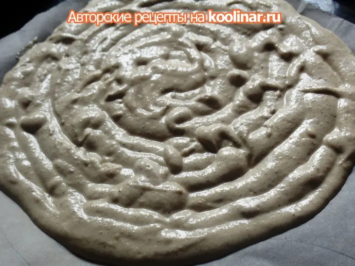 Шоколадно ореховый торт: шаг 3