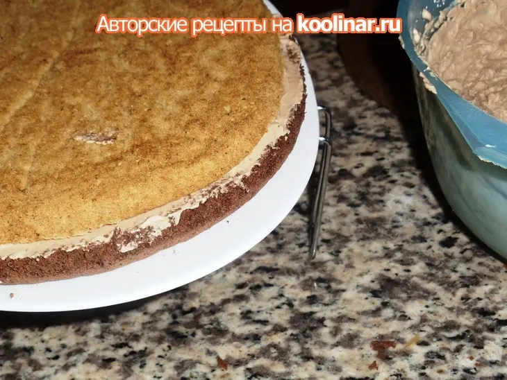 Шоколадно ореховый торт: шаг 7