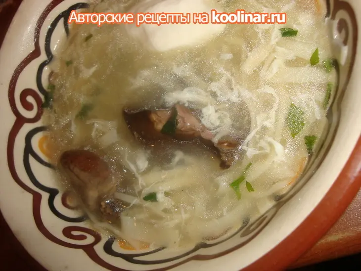 Домашняя лапша из деревенского цыпленка,да с потрошками!!! (продолжаем серию деревенских рецептов): шаг 15