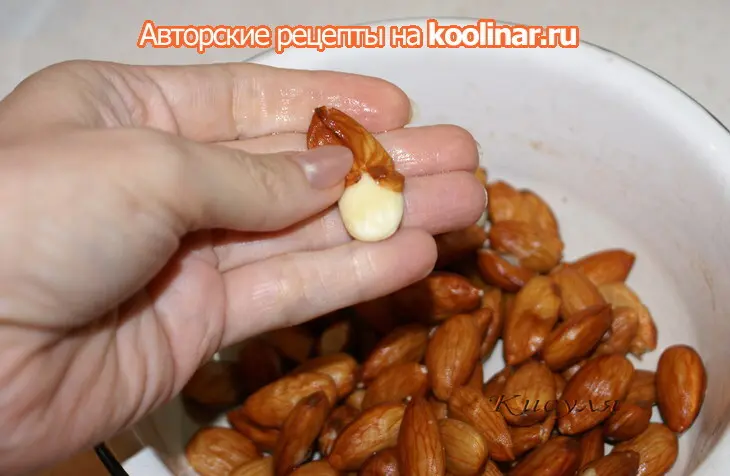 Миндальный пирог с персиками: шаг 2