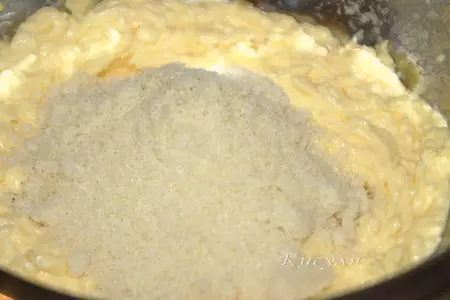 Миндальный пирог с персиками: шаг 4