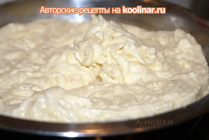 Миндальный пирог с персиками: шаг 6